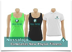 Nossa Loja: Camisetas Masculinas e Femininas New Physio