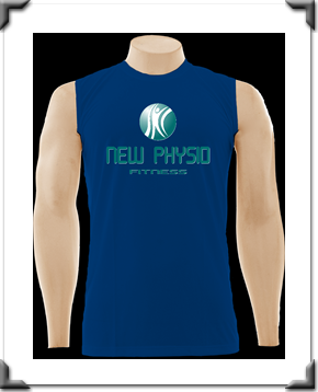 Camiseta Regata Machão New Physio masculina azul