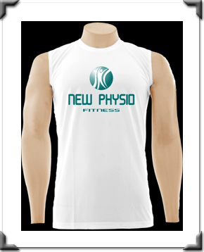 Camiseta Regata Machão New Physio masculina branca